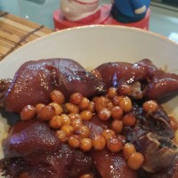 红烧猪脚(黄豆)的做法 图解4 -->
