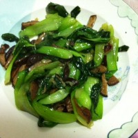 香菇油菜的做法 图解3 -->
