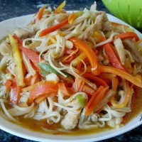 金针菇胡萝卜炒肉丝的做法 图解6 -->
