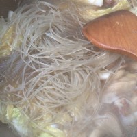 牛肉粉丝煲--牛腩白菜粉丝煲的做法 图解9 -->