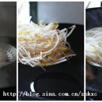 绿豆芽炒年糕的做法 图解3 -->