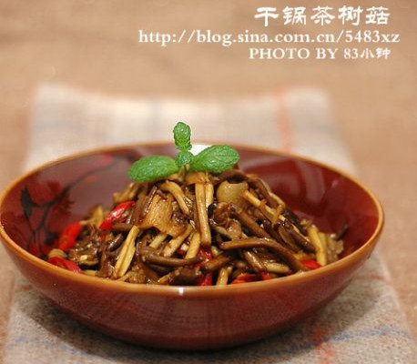 干锅茶树菇的做法