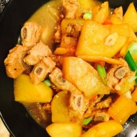 白萝卜炖排骨的做法 图解8 -->