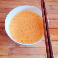 5分钟早餐榨菜煎蛋——乌江榨菜的做法 图解2 -->