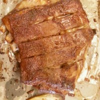 鲜嫩入味的烤羊排配土豆的做法 图解10 -->