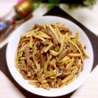 杏鲍菇黑椒牛柳的做法 图解12 -->