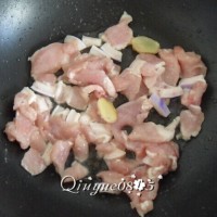 肉炒蒜苔木耳的做法 图解5 -->