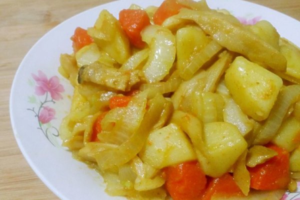蔬菜咖喱土豆一冬季暖身的做法