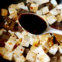 川辣双色豆腐的做法 图解8 -->