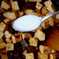 川辣双色豆腐的做法 图解12 -->