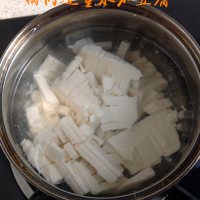 榨菜豆腐羹--乌江榨菜的做法 图解5 -->