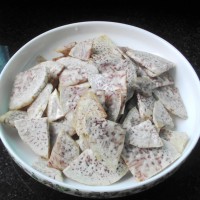 家乡炒芋头的做法 图解5 -->