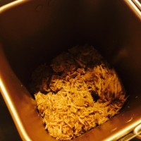 自制海苔芝麻肉松~面包机版的做法 图解5 -->