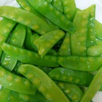 荷兰豆炒肉的做法 图解2 -->