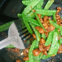 荷兰豆炒肉的做法 图解7 -->