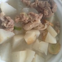 滋补汤品 白萝卜炖羊肉的做法 图解6 -->