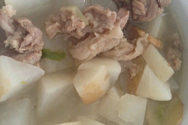 滋补汤品 白萝卜炖羊肉的做法