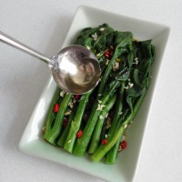 白灼菜心的做法图解5