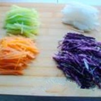 珍选捞汁蔬菜团的做法图解1