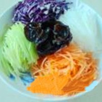 珍选捞汁蔬菜团的做法图解4