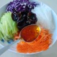 珍选捞汁蔬菜团的做法图解7