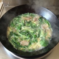 小白菜土豆排骨汤的做法图解3