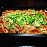 泡椒烤魔芋的做法图解8
