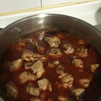 土豆烧排骨的做法图解5