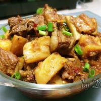 土豆烧排骨的做法图解8