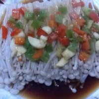 白灼金针菇的做法图解9