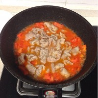 滑肉遇上西红柿的做法图解7
