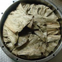 荷叶糯米蒸排骨的做法图解7