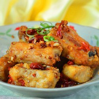 椒盐排骨的做法图解11