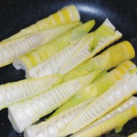 蚝油焖笋尖的做法图解3