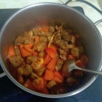 西红柿土豆炖牛腩的做法图解12