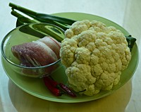 干煸菜花的做法图解1