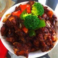 红烧排骨(椰汁罗勒叶酱烧排骨)的做法图解3