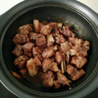 豆豉香辣酱烧排骨的做法图解7