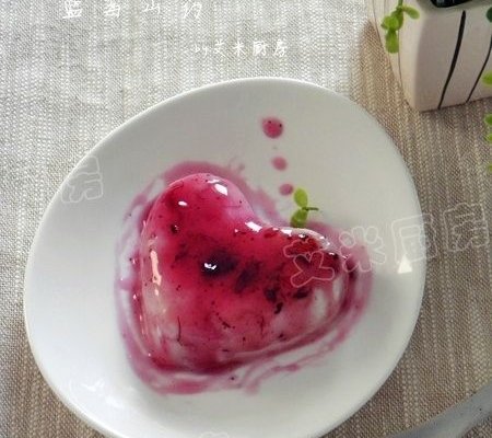 蓝莓山药的做法
