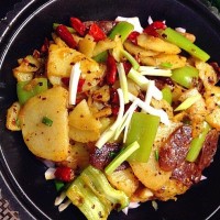 干锅土豆片的做法图解13