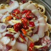 猫咪之家腊肉香肠蒸千张的做法图解10