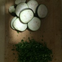 婴儿辅食之茄盒的做法图解2