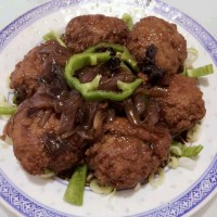 红烧狮子头的做法图解5