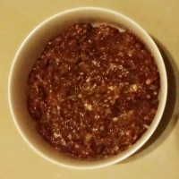 香菇酿肉的做法图解2