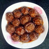 香菇酿肉的做法图解4