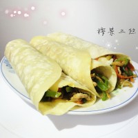 榨菜三丝卷饼——乌江榨菜的做法图解10