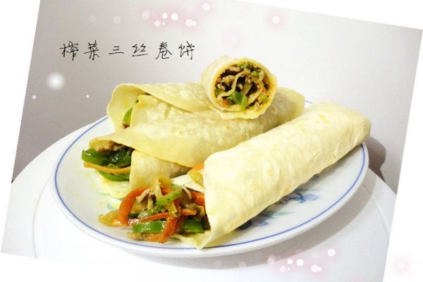 榨菜三丝卷饼——乌江榨菜的做法