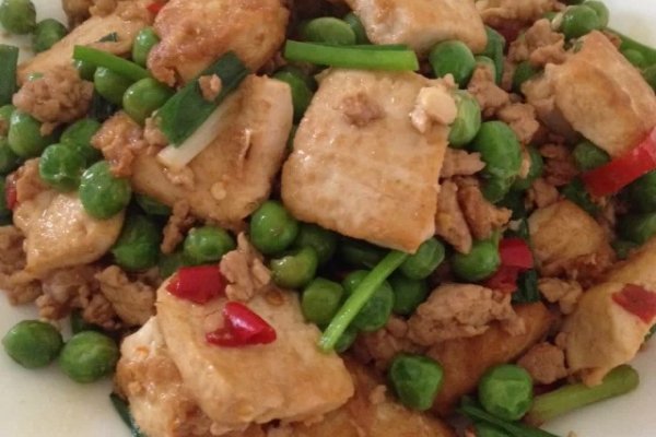 豆丁嫩豆腐的做法