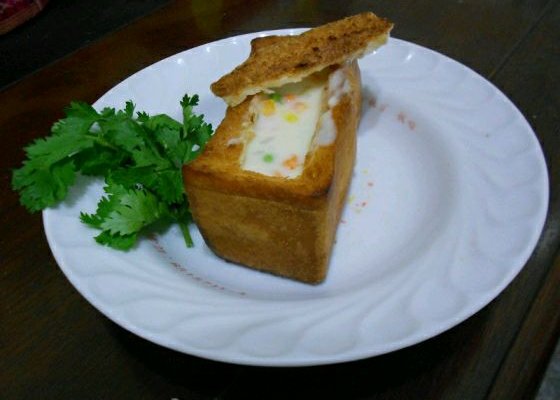 台南小吃--棺材板的做法