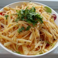 红油土豆丝的做法图解5